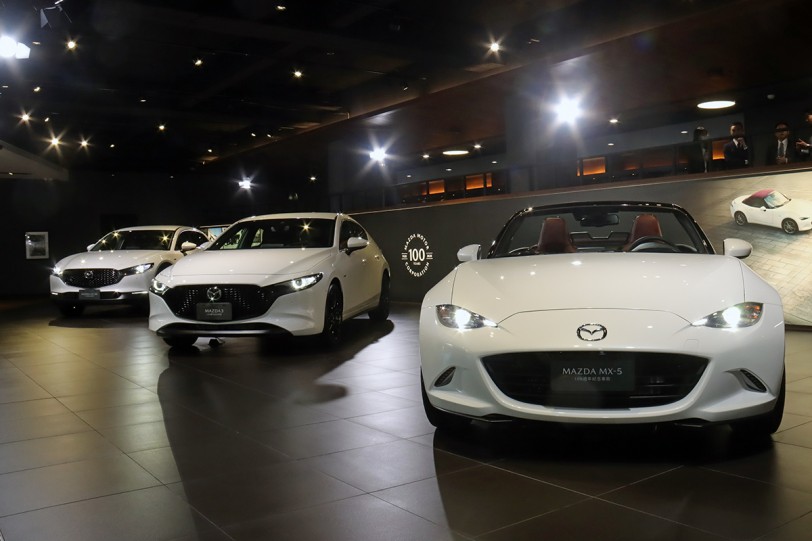 與台灣消費者共享百年榮耀,Mazda MX-5、CX-30 與 Mazda3 Fastback 100週年紀念車款在台上市