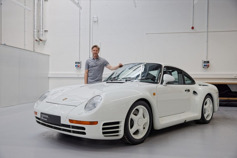 最非凡的進站!Nick Heidfeld的959 S到訪Porsche Classic