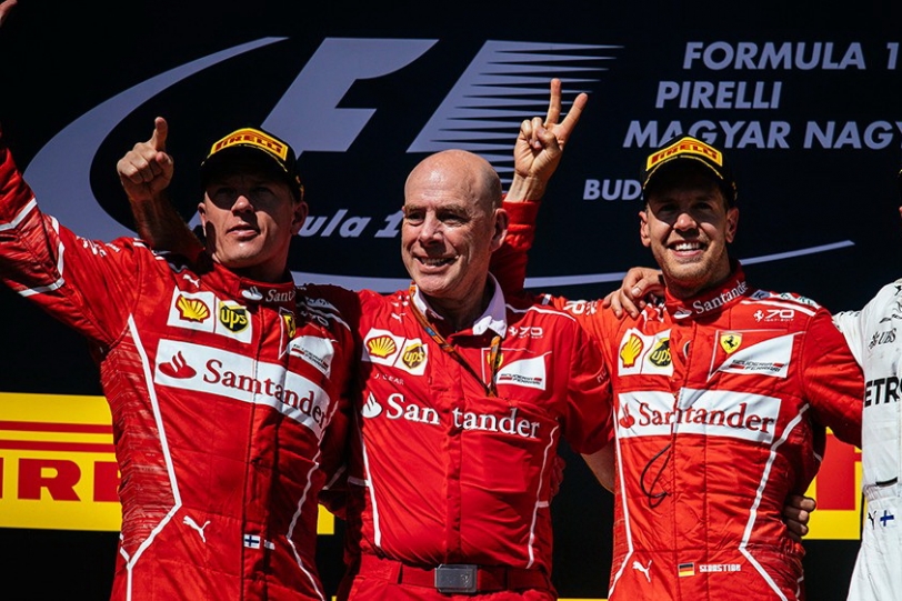 Ferrari包辦冠、亞軍,F1匈牙利站上演多齣好戲