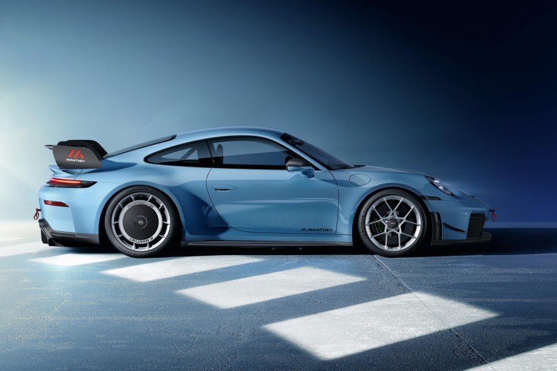 全新Porsche 911 GT3 Manthey套件顯著提升空力性能，使其跑出更快的紐北單圈