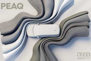 Skoda發布全新電動七人座Peaq的內裝設計草圖