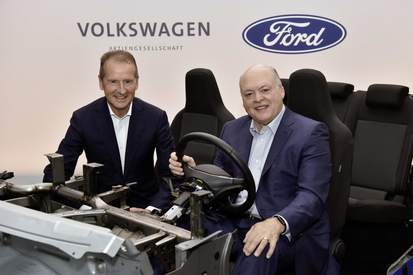 不只是商車,Volkswagen與Ford戰略聯盟合作將延伸至自動駕駛與電動車