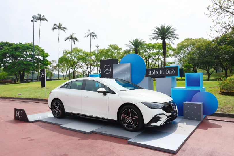 2025 MercedesTrophy 賓士國際高爾夫球賽 睽違 30 多年台灣首位一桿進洞獎得主誕生!開走全新 EQE 350+