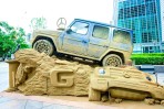 Mercedes-Benz 首度戶外大型裝置藝術: G-Class 沙雕展台現蹤台北 101