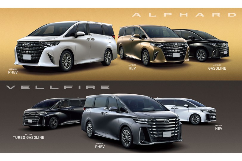 導入日本 MPV 首款 PHEV 系統、HEV 新增入門款 8 人座規格,Toyota Alphard/Vellfire 新年式樣登場