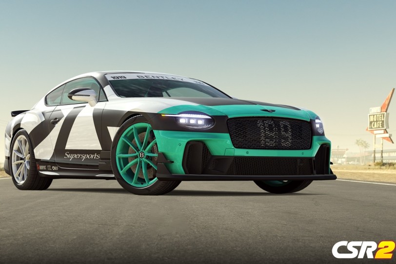 Bentley Supersports #199在CSR2虛擬世界中與玩家共同競速征戰