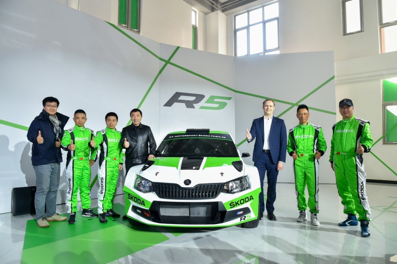 WRC2五連霸名駒,Skoda Fabia R5賽車首次加入中國拉力車隊