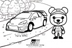 防疫在家親子同樂!Toyota Yaris WRC、GR Supra GT500、TS050 HYBRID畫紙下載