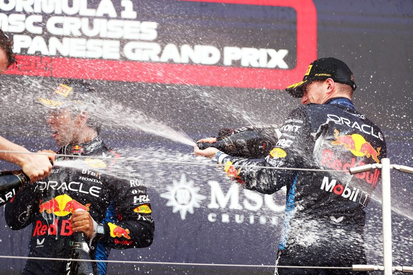 強勢回歸!Red Bull車隊於F1 日本站再度包辦冠亞軍 Max Verstappen 蟬聯三屆日本大賽冠軍