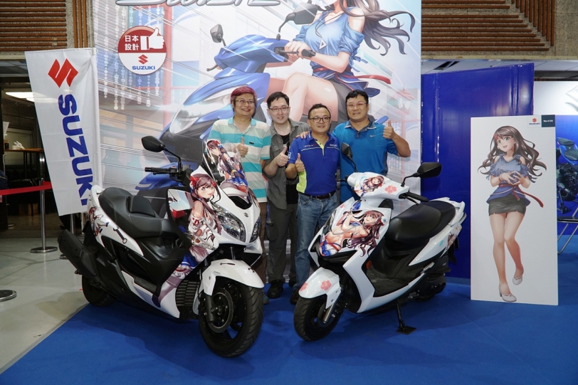Suzuki攜手友善文創,打造SV650X 與Swish 125 專屬漫畫人物