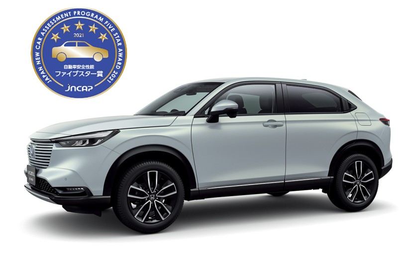 主被動安全評分全面制霸、Honda Vezel 榮獲 JNCAP 最高五星級評價！