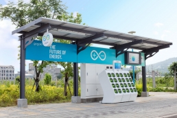 Gogoro太陽能電池交換站登場,首座位在新北八里