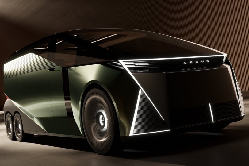 2025日本移動展：Lexus LS被重塑為六輪「重型」極致豪華MPV